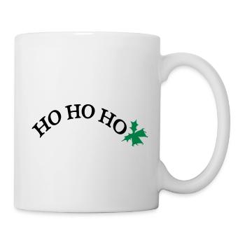 HO HO HO X-MAS cloche - Mug blanc - blanc - Droite