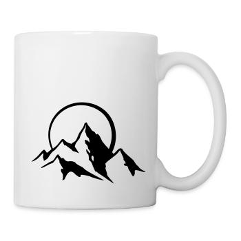 bergpanorama_4 - Tasse - Weiß - Rechts
