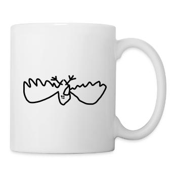 Toter Vogel - Tasse - Weiß - Rechts