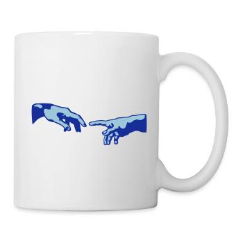 god christian hand of God - Mug - white - Right