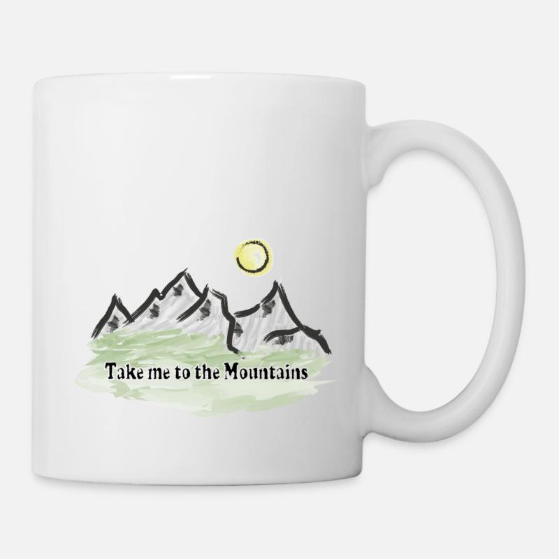 Mountain Mountaineering Mountains - Mug - white