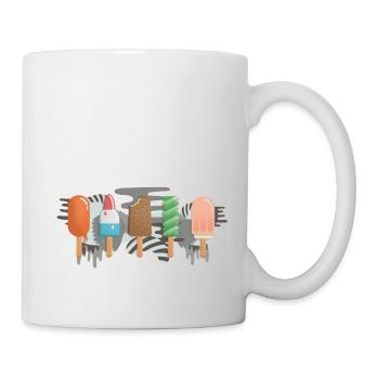 Eis am Stiel - Tasse - Weiß - Rechts