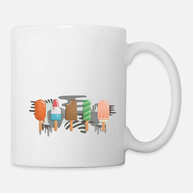 Eis am Stiel - Tasse - Weiß