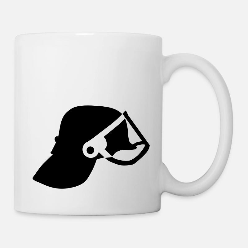 Feuerwehrhelm - Tasse - Weiß