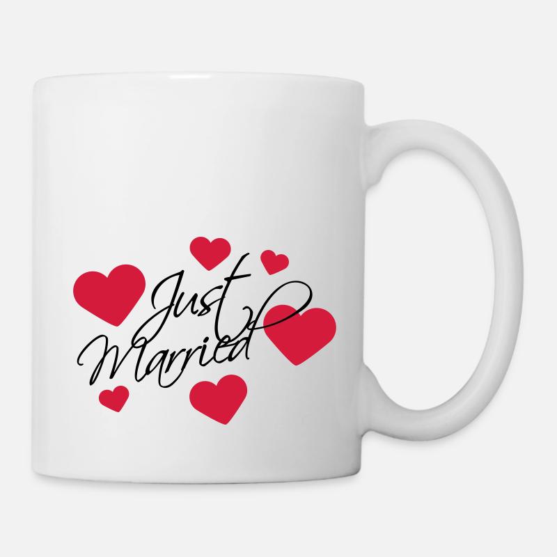 Just Married Logo - Mug blanc - blanc