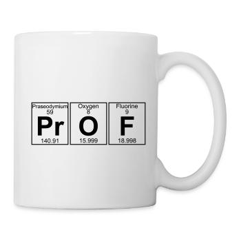 Pr-O-F (prof) - Full - Tasse - Weiß - Rechts
