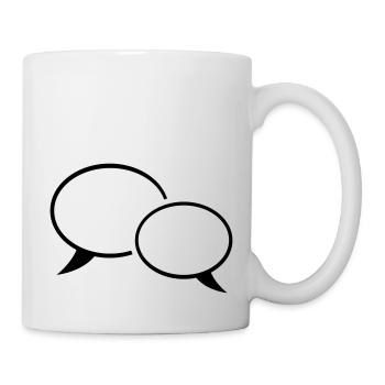 sprechblase_f1 - Mug - white - Right