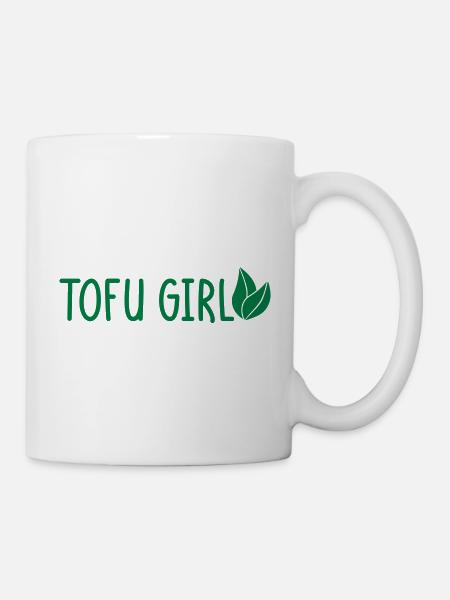 Tofu Girl - Tasse - Weiß