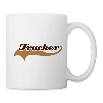 trucker_schweif - Tasse - Weiß - Rechts