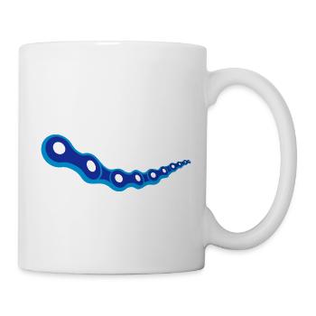 Motorrad - fahrradkette - Tasse - Weiß - Rechts