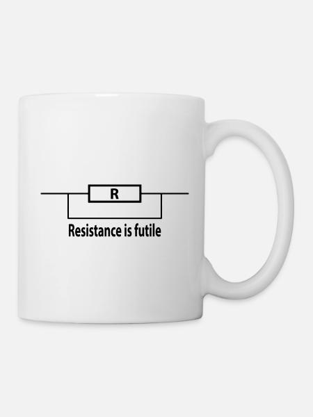 resistance is futile - Mug - white