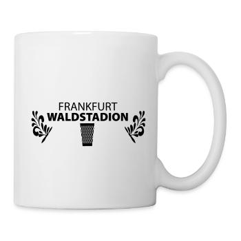 FRANKFURT WALDSTADION – Fussball Apfelwein Gerippt - Tasse - Weiß - Rechts