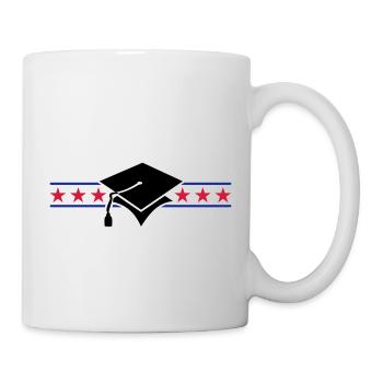 scholar hat / Gelehrtenhut (3c) - Tasse - Weiß - Rechts