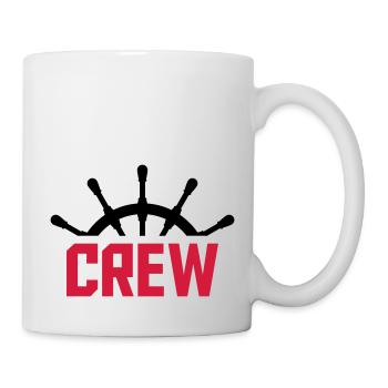 Conception de Steuerrad d'équipage - Mug blanc - blanc - Droite