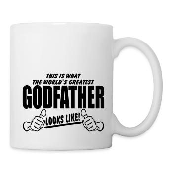 Worlds Greatest GodFather Looks Like - Mug - white - Right