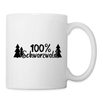 100% Schwarzwald - Tasse - Weiß - Rechts