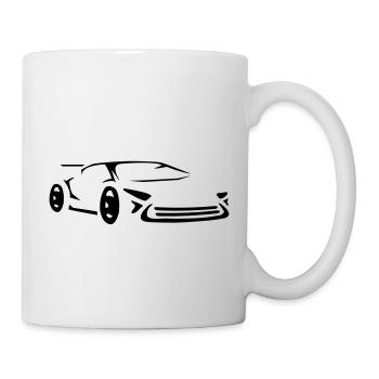 Fast Supercar Concept Car Sports Car Racing - Mug - white - Right