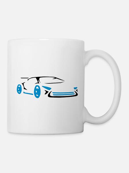 Cool car racing sports car racing - Mug - white