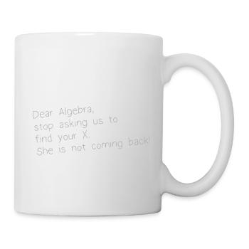 DEAR ALGEBRA - Mug - white - Right