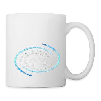 Spiral galaxy, universe, cosmos, milky way - Tasse - Weiß - Rechts