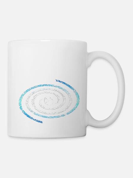 Spiral galaxy, universe, cosmos, milky way - Tasse - Weiß