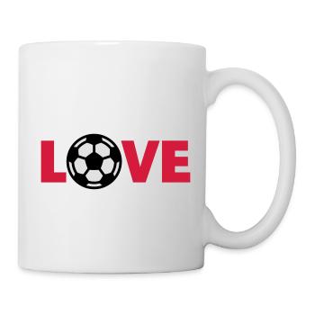 Football – Love (I Love Football) - Mug - white - Right