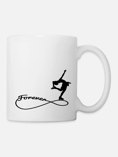 forever eiskunstlauf 1 - Tasse - Weiß
