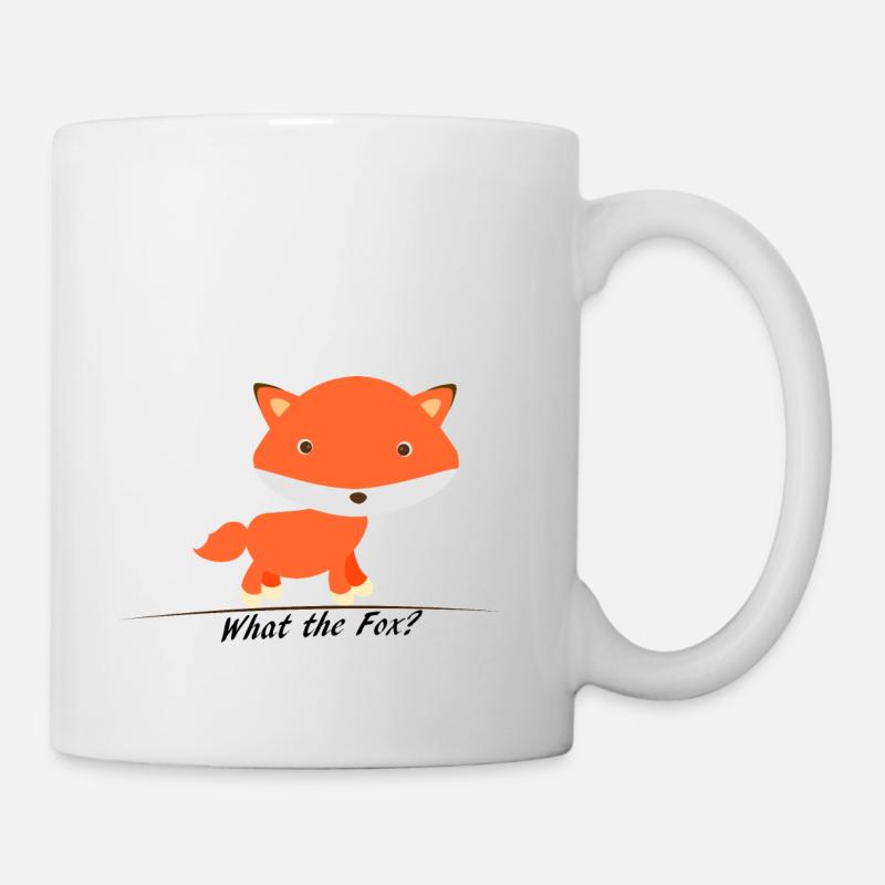 renard - Mug blanc - blanc