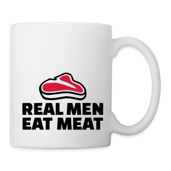 Fleisch - Tasse - Weiß - Rechts