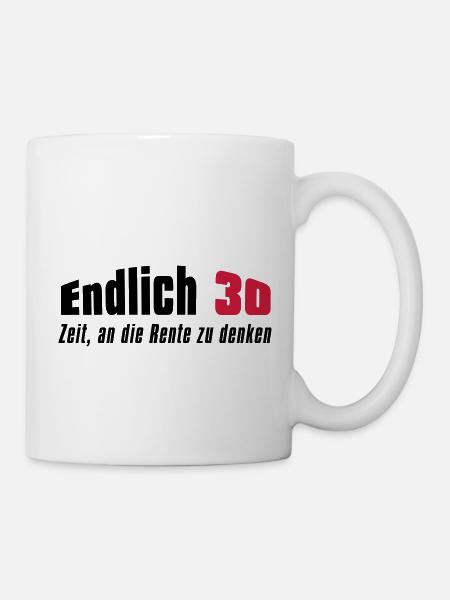 Endlich 30 - Tasse - Weiß