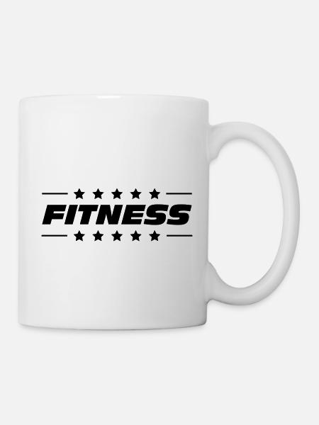 Bodybuilding Fitness Musculation Krafttraining - Tasse - Weiß