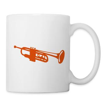 Trumpet instrument music 1903152 - Mug - white - Right