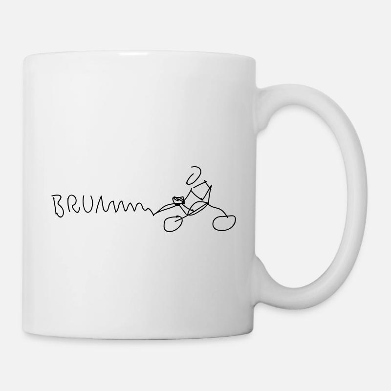 motorrad - Tasse - Weiß