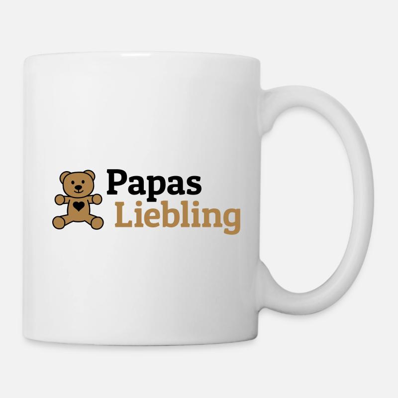 Papas Liebling - Tasse - Weiß