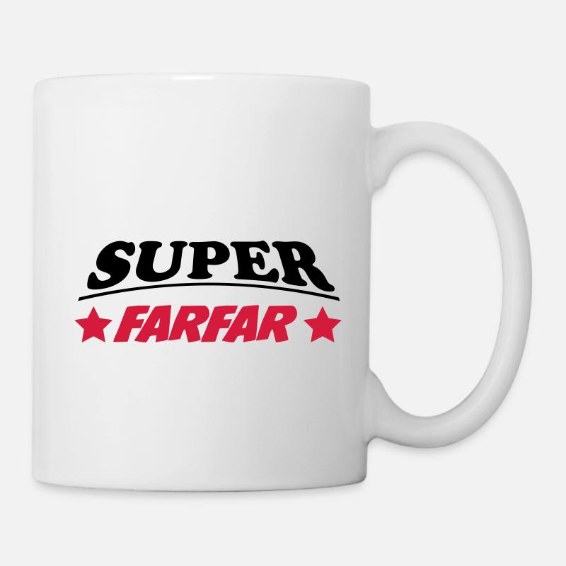 Super farfar 111 - Tasse - Weiß