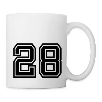 28 - Tasse - Weiß - Rechts