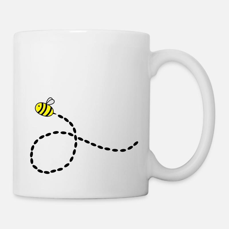 biene - Tasse - Weiß