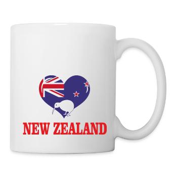 New Zealand - Tasse - Weiß - Rechts