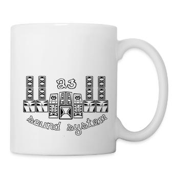 23 sound system - Tasse - Weiß - Rechts