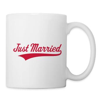 Just Married (Marriage / Wedding) - Mug - white - Right