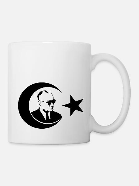 Ay yildiz Ataturk - Mug blanc - blanc