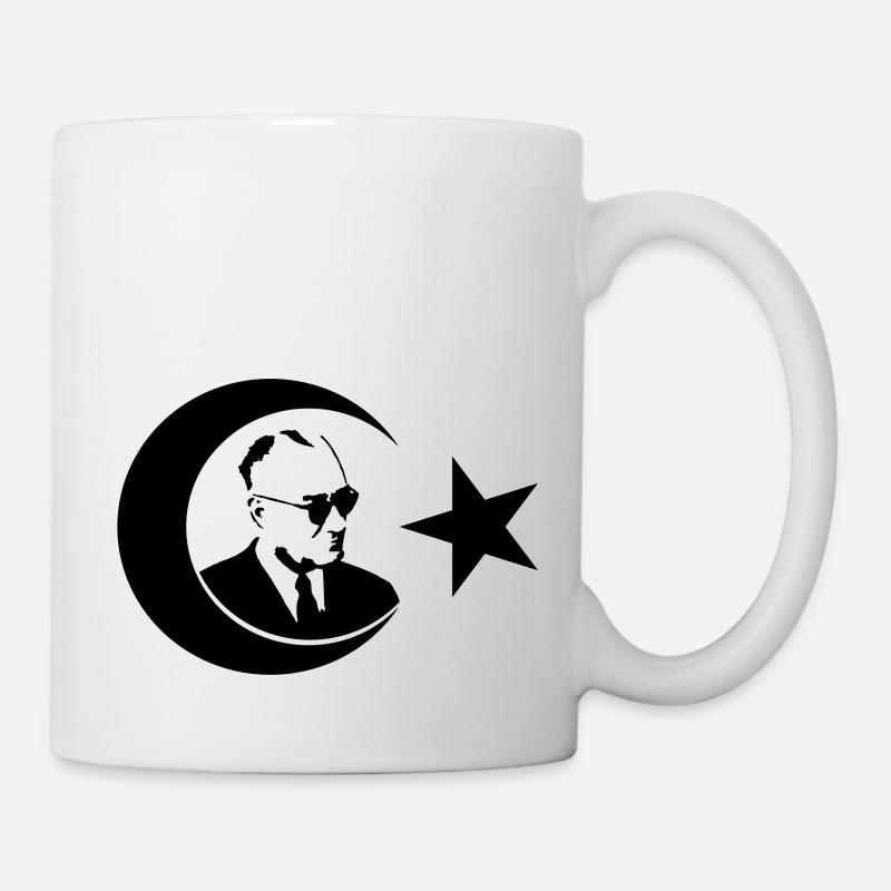 Ay yildiz Ataturk - Mug blanc - blanc