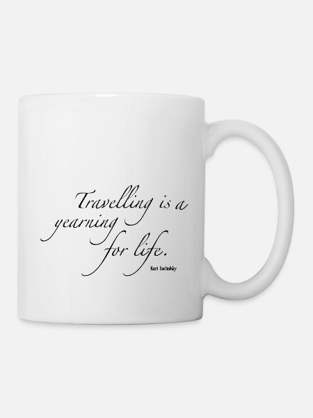 reisen - Tasse - Weiß