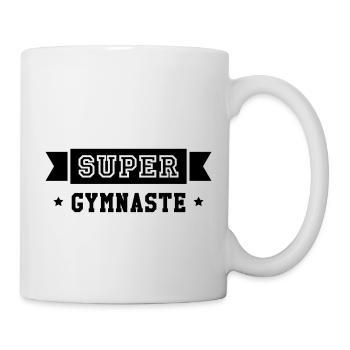 Gymnastique / Gym / Gymnaste / Fitness / GRS - Mug blanc - blanc - Droite