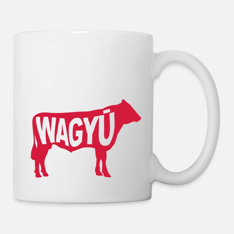 Wagyu Rind - Tasse - Weiß