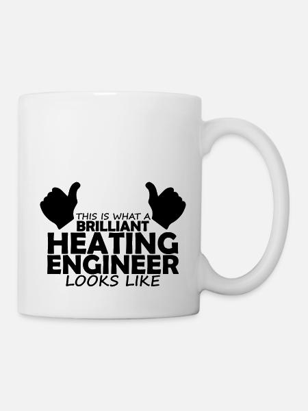brilliant heating engineer - Mug - white