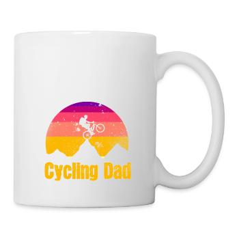 Cycling Dad - Mug - white - Right