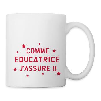 Education / Educateur / Educatrice / Ecole / Prof - Mug blanc - blanc - Droite