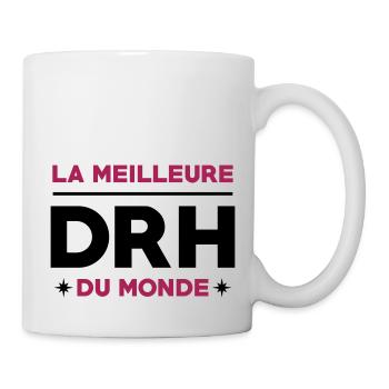 Directeur des Ressources Humaines / DRH Directrice - Mug blanc - blanc - Droite