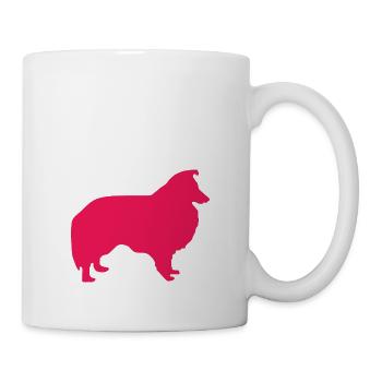 Mrs. Sheltie Pink - Mug - white - Right